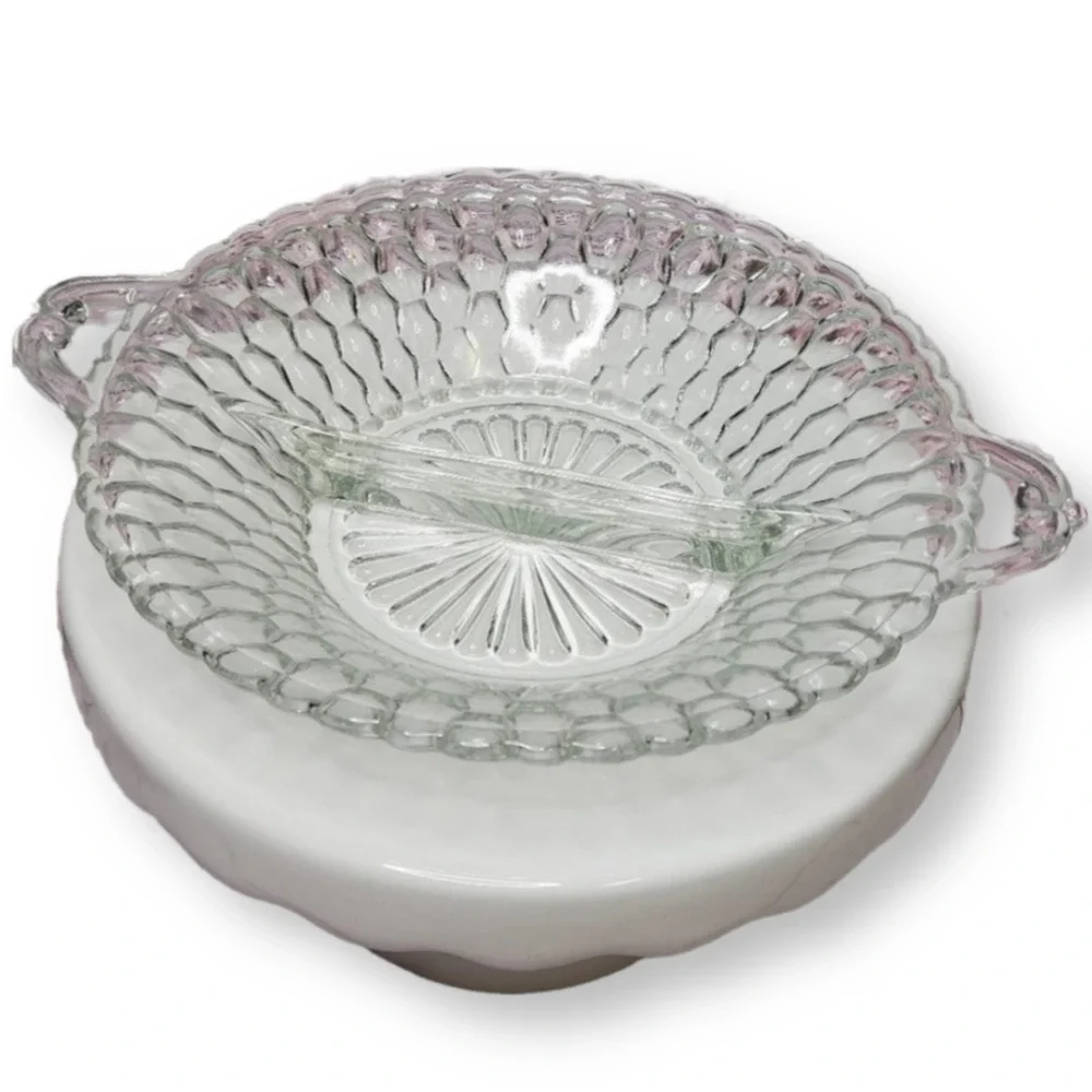 Crystal Divided Serving Dish